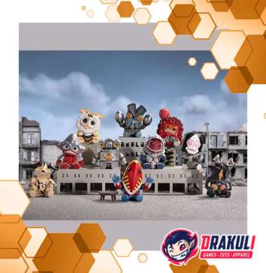 Toys PM Figure Kaiju Sitting in a Row Series Figures Blind Box