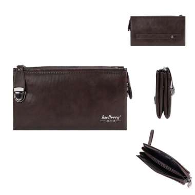 S1100 Dompet Pria Panjang Tas Tangan Clutch Bag Bahan Kulit PU Leather Premium BAEOS