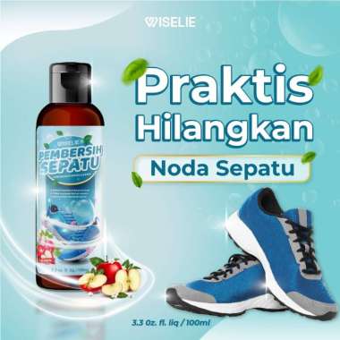 Wiselie Konsentrat Pembersih Sepatu Aroma Buah Membersihkan Sepatu Praktis dan Mudah Tanpa Bilas kop