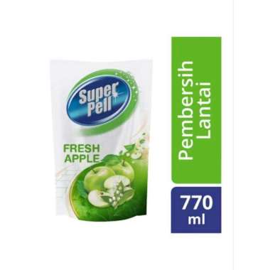 super pell fresh apel pembersih lantai 770ml apel