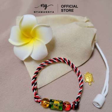 Gelang Tridatu Khas Bali Simbol Keberuntungan Lucky Prana Series Nyamannya HIJAU