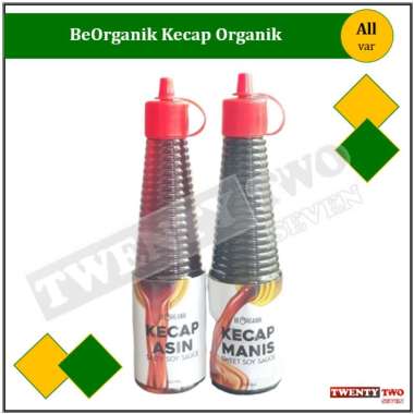 BeOrganik Kecap Manis Asin ORGANIK 140 ml Kecap Asin