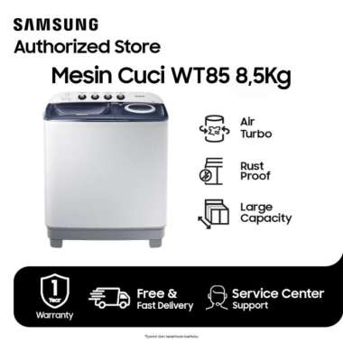 Samsung Mesin Cuci 2 Tabung, 8.5 Kg - WT85H3210MB