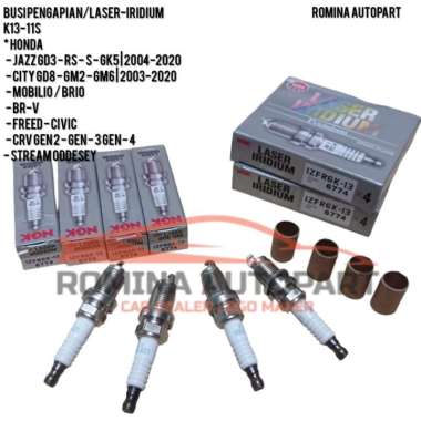 BUSI IRIDIUM PENGAPIAN HONDA JAZZ GD3 RS S GK5 CITY 2003-2020 ORIGINAL 11S 1pc