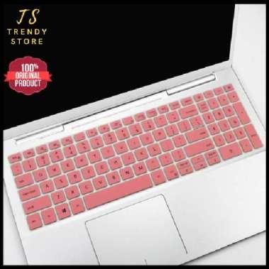 Keyboard Protector Cover Dell G15 5510 5511 5515 Gaming Laptop 2021 Merah Muda