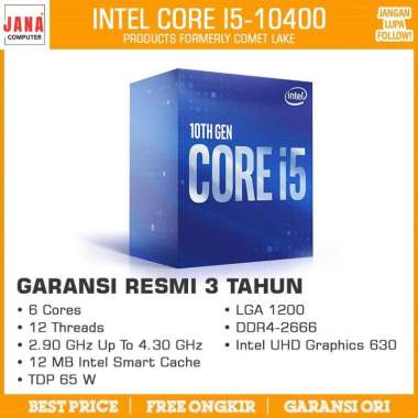 INTEL CORE i5 10400 BOX