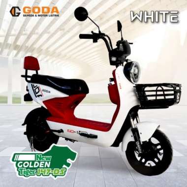 Sepeda Listrik GODA 147-Ds New Golden Tiger hitam