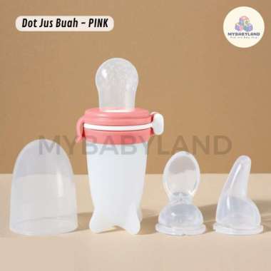 Dot Bayi Fruit Set 3 In 1 | Botol Dot Sendok Makan Bayi | Dot 3in1 Berbahan Silicone Silikon | Sendo
