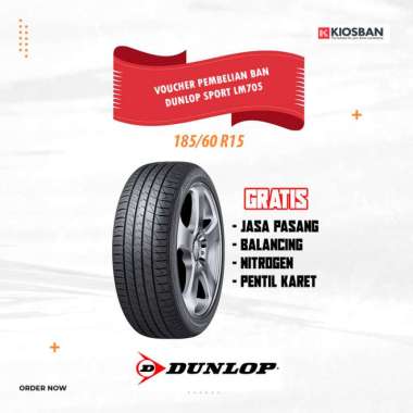 Ban Mobil Dunlop SP Sport LM705 185/60 R15 Voucher