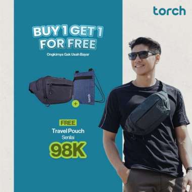 TORCH Aichi Tas Pinggang Selempang Konser Ringan Anti Air Pria Wanita - Waist Bag Crossbody Waterpro