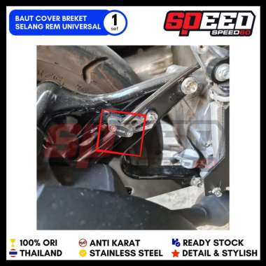 Baut Breket Selang Rem Variasi Baut Probolt Thailand Stainless Steel King Nut Silver