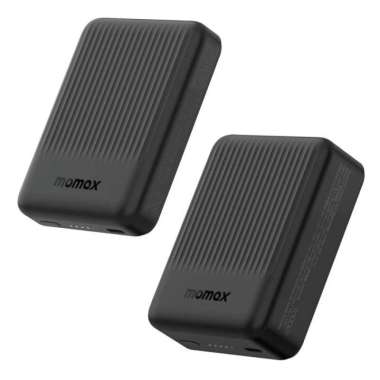 Powerbank Magnetic MagSafe Momax Minimal 15W 5000mAh 10000mAh Chargin 5000mAh Black