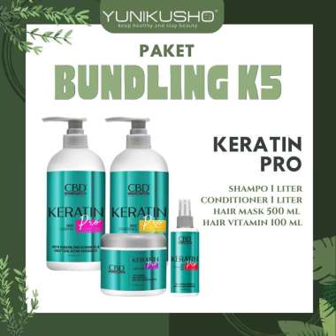 PAKET BUNDLE CBD Professional Series | Hair Treatment Keratin Pro | CBD PAKET | Hair Mask | Shampoo 