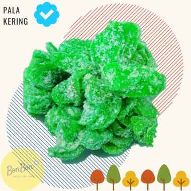 MANISAN PALA HIJAU KERING / BUAH PALA PUTIH KERING NUTMEG 500 GRAM