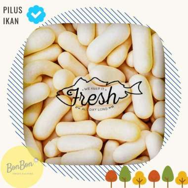 PILUS IKAN KAPSUL / KERUPUK PILUS IKAN ASLI / KRUPUK PILUS PUTIH