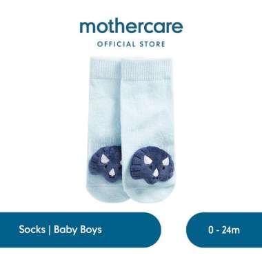 Mothercare Dinosaur Rattle Baby Socks - Kaos Kaki Bayi Laki-laki Newborn