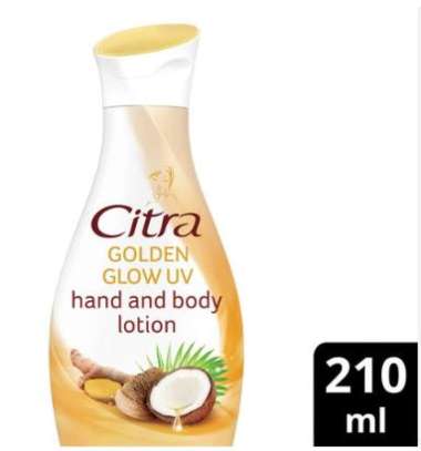 SMG/JOG/SOLO - CITRA Turmeric Coconut Oil Golden UV Body Lotion [210 mL] - -