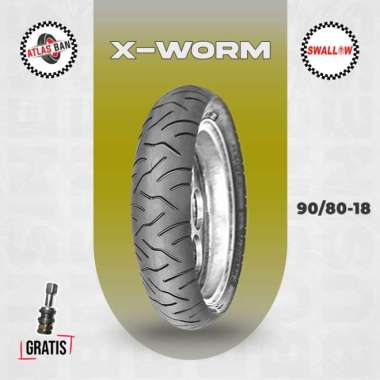 Ban Motor RX KING HONDA TIGER SUZUKI THUNDER SWALLOW X-WORM 90/80 Ring 18 Tubeless