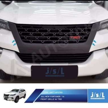 Jsl grill depan all new fortuner model TRD black front grille TRD Terbaik