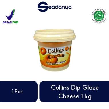 Collins Dip Glaze Cheese 1kg-Collins Dip Glaze/Collins Dip Glaze Cheese/Collins Dip Glaze Cheese Kem