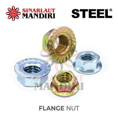 Mur Flange Besi / Flange Nut M 08