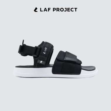 LAF Project - Sandal Pria Wanita Casual Sendal Slop Distro Kekinian Premium Original - Chiro 39 Blac