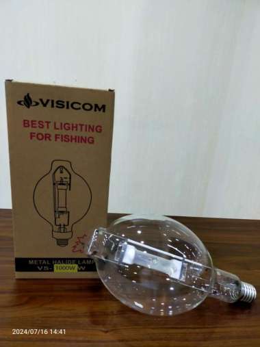 Lampu Metal Halide Bt56 1000W Clear Glass E40 5000K Visicom
