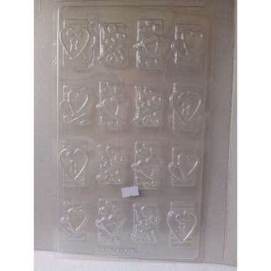 CETAKAN COKLAT MIKA BESAR ( love )