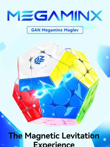Rubik Gan MAGLEV Megaminx M Magnetik 3x3x3 Ori Gan Megaminx M 3x3 Stickerless