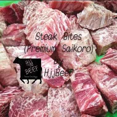 Steak bites saikoro / mess saikoro