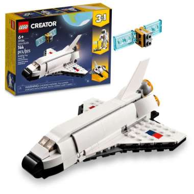 LEGO Creator 3 in 1 - 31134 Space Shuttle Set Building Kid Toy Jet Plane Spaceship Astronaut Airplan