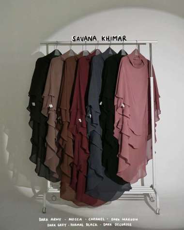 Savana Khimar By Sofni Hijau Tua,Short