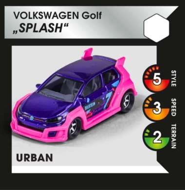 Majorette Tune Ups Series 3 Selected Open Box, Model C Golf Splash