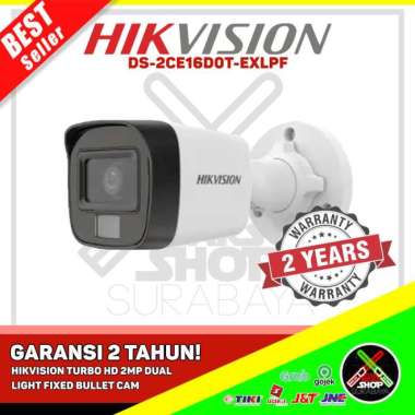 DS-2CE16D0T-EXLPF - HIKVISION TURBO HD 2MP DUAL LIGHT FIXED BULLET CAM