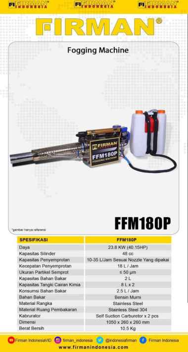 Fogging Machine Firman FFM 180 P Japan Technology