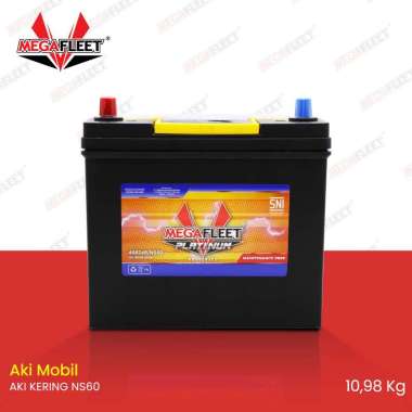 Aki Mobil Bebas Perawatan Megafleet Platinum MF NS60 12V 45AH