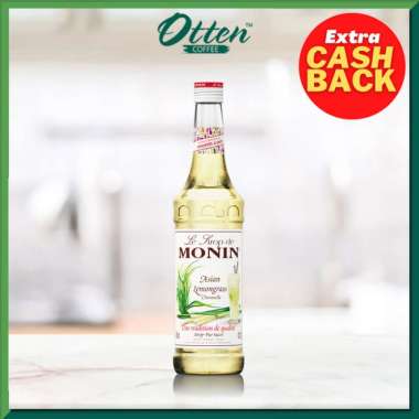 Monin - Syrup Asian Lemongrass (700 ML) -Sirup Minuman Rasa Serai