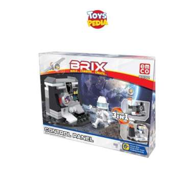 Mainan Bricks Anak Emco Brix Space 3 in 1 Control Panel