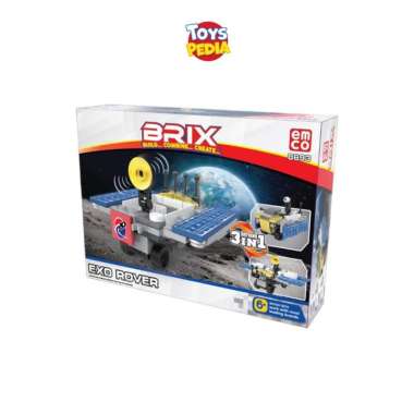 Mainan Bricks Anak Emco Brix Space 3 in 1 Exo Rover