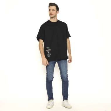 Voxfly Kaos Lengan Pendek Pria Rhude Oversize Men Tee Planet Surf M
