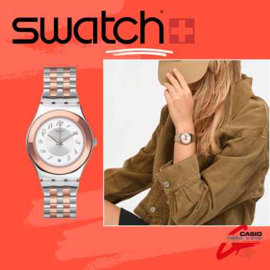 Swatch Midimix 33mm Original Swiss Made Jam Tangan Wanita Multicolor
