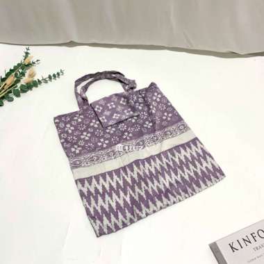 Tas Belanja Lipat Tas Belanja Batik - Batik HUZA motif 1