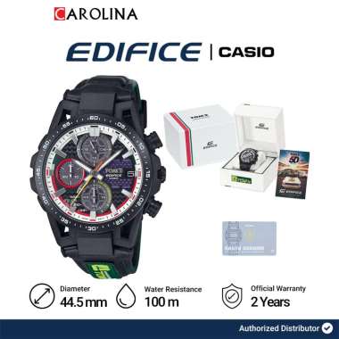 Jam Tangan Pria Casio Edifice Sospensione X TOM'S 50th Anniv EFS-S641TMS-1A Analog Dial Black Leathe