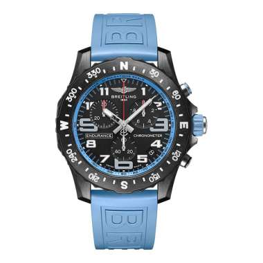 Breitling Endurance Pro X82310D31B1S1 - Jam Tangan Kuarsa Pria dengan Case Breitlight® 44mm Hitam dan Strap Karet Hijau