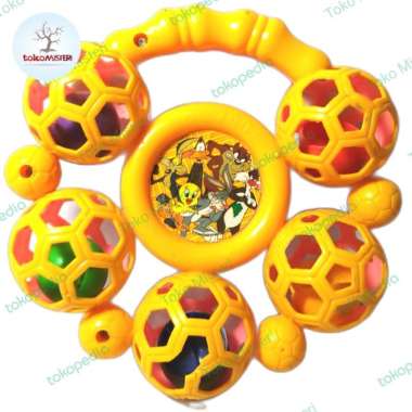 Kerincingan Kecrekan Bayi Baby Tazmania Taz Devil Daffy Coyote Toys