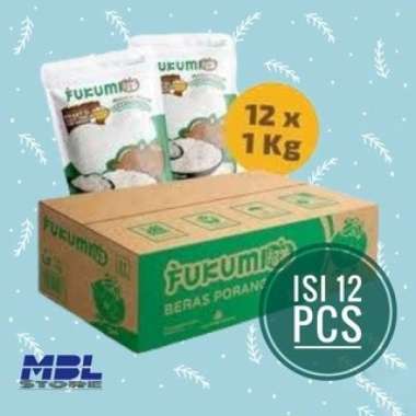 Fukumi Beras Porang 1 dus isi 12 pouch @1kg DUS