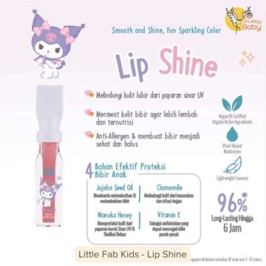Little Fab Kids - Lip Shine | Limited Edition Kuromi & Cinnamoroll Kuromi