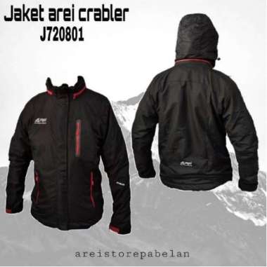JAKET AREI REI CRABLER | JACKET POLAR FLEECE WATERREPPELENT WINDPROOF merah L