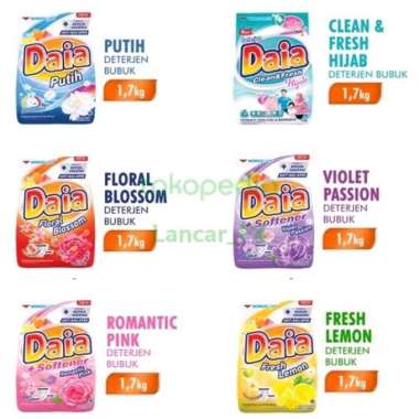 Daia detergen bubuk 1.7kg kuning
