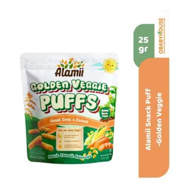 Alamii Snack Puff 25 gr - Golden Veggie
